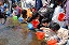 村上 三面川 鮭稚魚 放流式